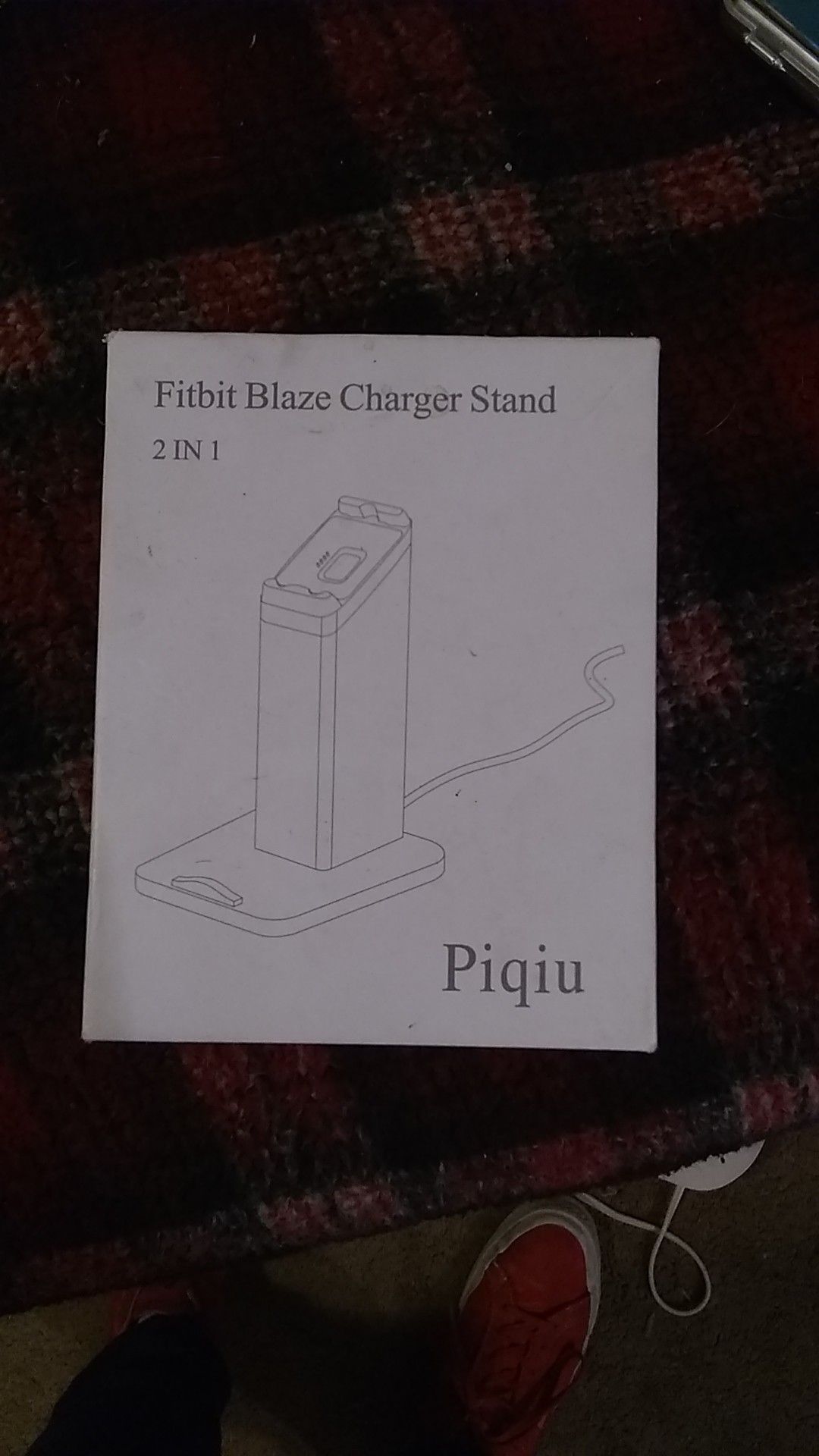 Piqiu Fitbit Blaze Charger Stand 2 in 1 Silver NEW