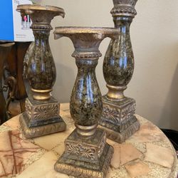 Set Of 3 Candle Holders 
