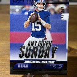 AGS-TDO Tommy DeVito 2024 Panini Prestige - Any Given Sunday Xtra Points Blue #/249