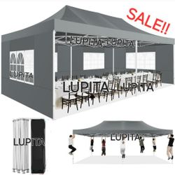 10x20 HEAVY DUTY Canopy Tent With Side Walls Available Gazebo Wedding Party Pop Up Tent Canopy- (FOR SALE) Carpa 