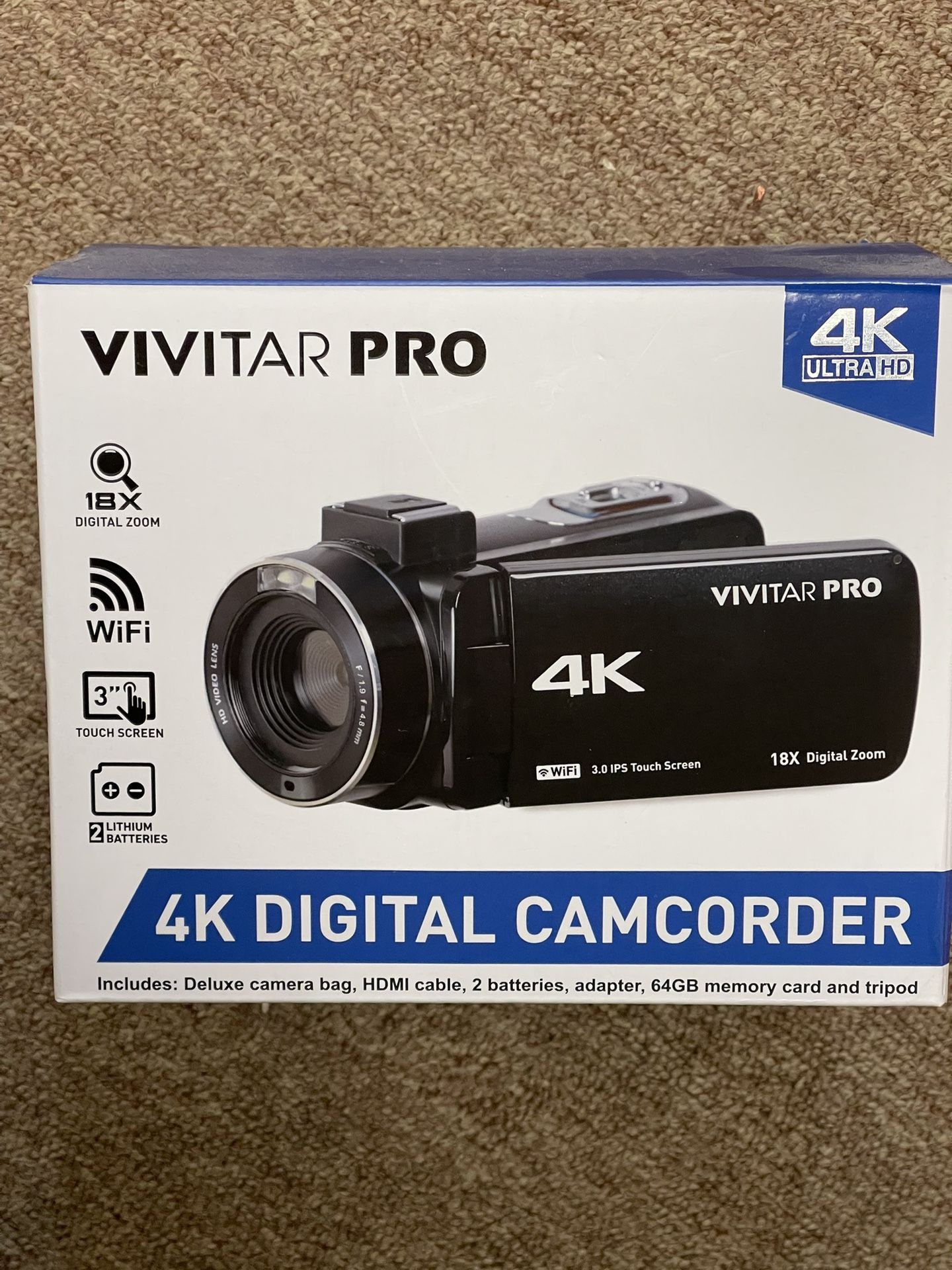 Visitar Pro 4k Video Camcorder