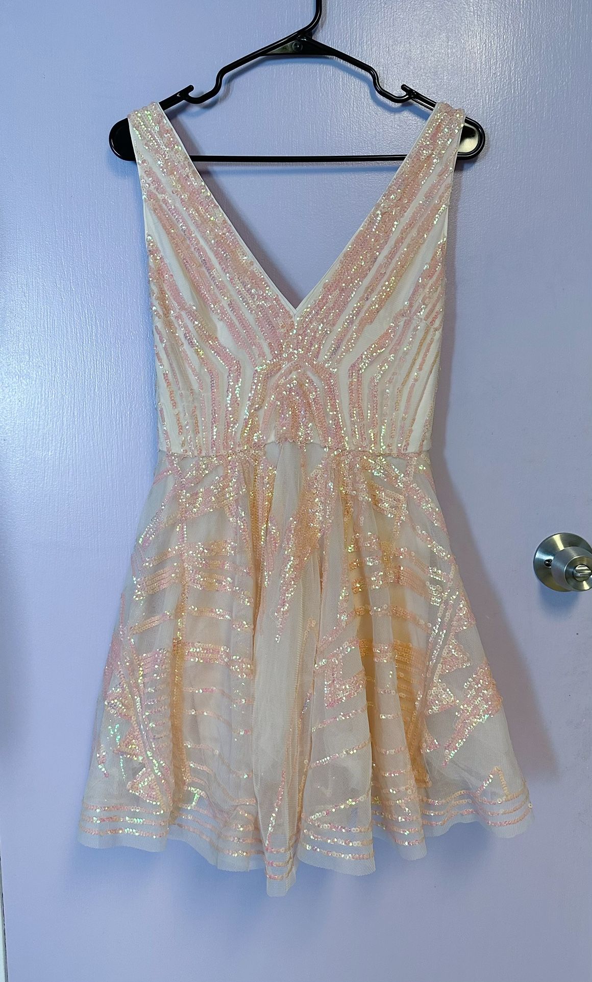 Bebe Sequin Dress Size S/P