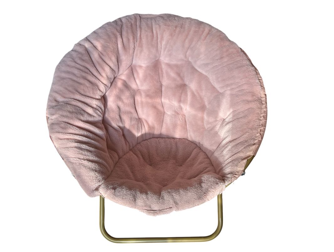 Pink Kids Round Chair (Foldable)