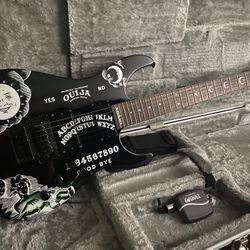 ESP LTD 2009 OUIJA KH-2 Kirk Hammett Metallica Black Guitar #304 of 550 RARE EXC