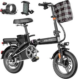 🔥14” Folding Electric Bike | 500W Motor | 19 MPH | 330 LBS 2. Lightweight Folding E-Bike | Compact & Powerful