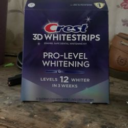 Crest 3-D Whitening Strips Pro Level Whitening Levels 12