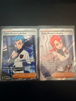 Pokemon card team rocket full art