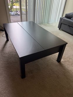 IKEA TRULSTORP Coffee Table, 115 x 70 cm, Black-Brown