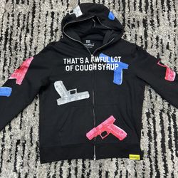 Cough Syrup Zip Up Size L