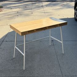$95 - IKEA LILLÅSEN Bamboo Desk w/ 3 Drawers (40" Wide)