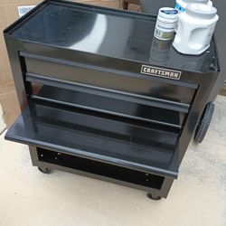 Tool Chest With Wheels - $40