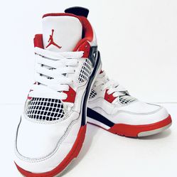 Nike Air Jordan 4 Retro Fire Red 2020 Size 2Y- No Box