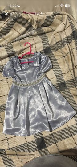 Girls satin partywear dress size 4t