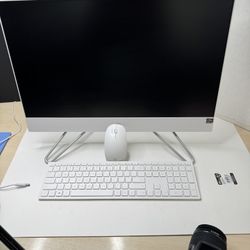 HP 24" All-In-One Touchscreen PC – Ryzen 5, 8GB RAM, 1TB HDD – Fast & Clean Setup