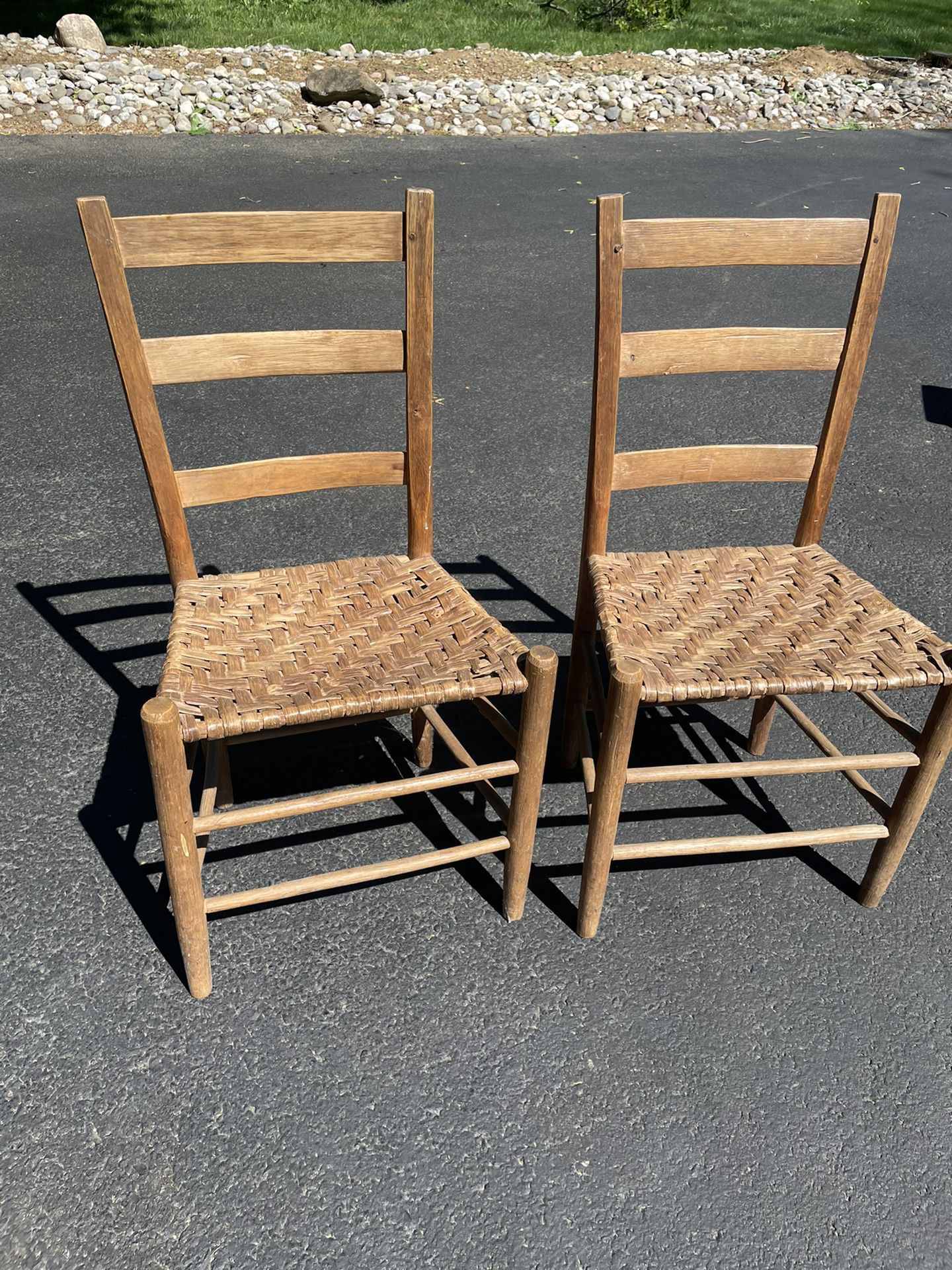 Vintage Woven Chairs
