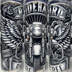 Motorcycle Style Tumbler 