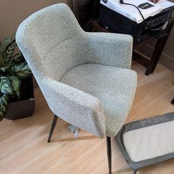 Seafoam Green LumiSource Decorative Chair (Only One)