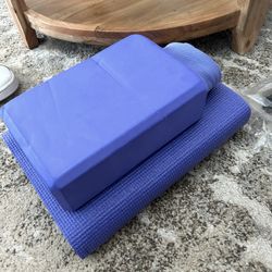 Brand New Yoga Mat & Block