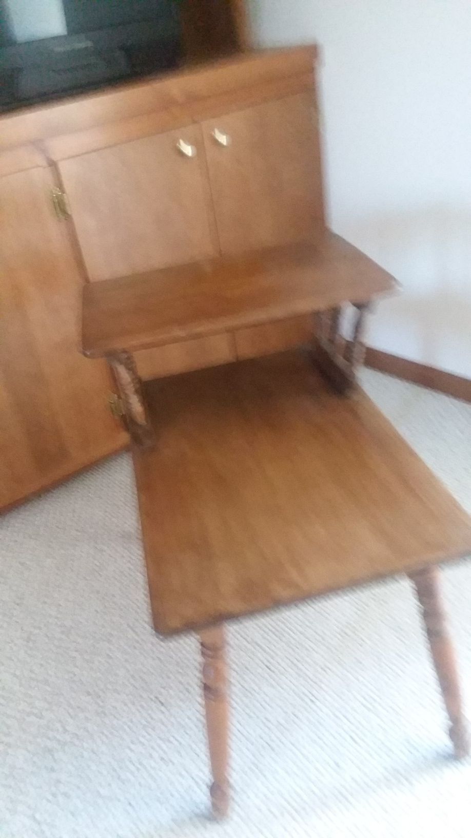 End table. 60's early american