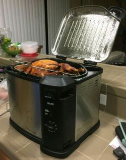 Masterbuilt Butterball XL Electric Fryer cook up to 20lb