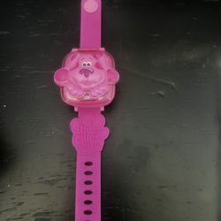 3+ Leapfrog - Blue's Clues & You! Magenta Learn Watch - Pink