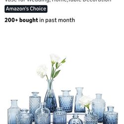 Blue Variant Bud Vases