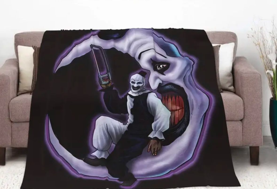 Terrifier Clown blanket