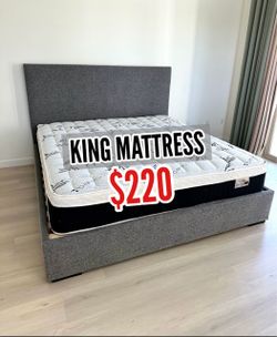 NEW KING MATTRESS ONLY $220
