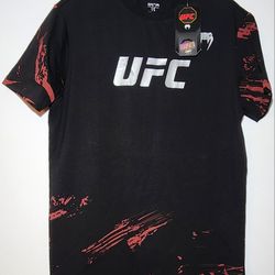 New UFC Venum Authentic Fight Week Black Short Sleeve T-Shirt Size Small