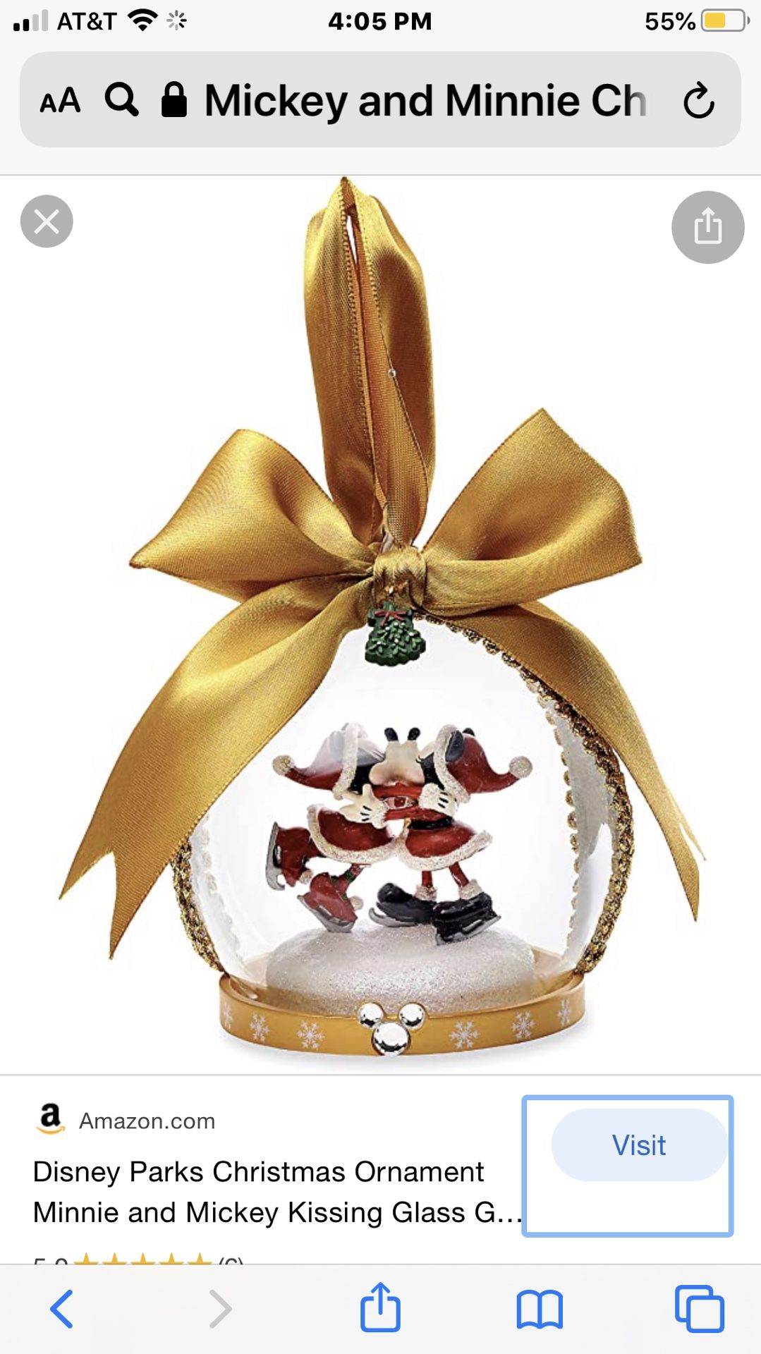 Disney Christmas ornaments