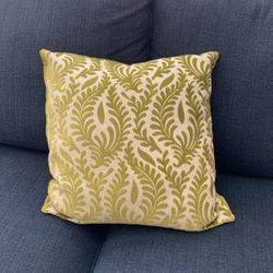 Green Pier One Throw Pillow