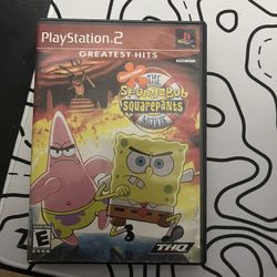 SpongeBob Movie Ps2 Disk Game 