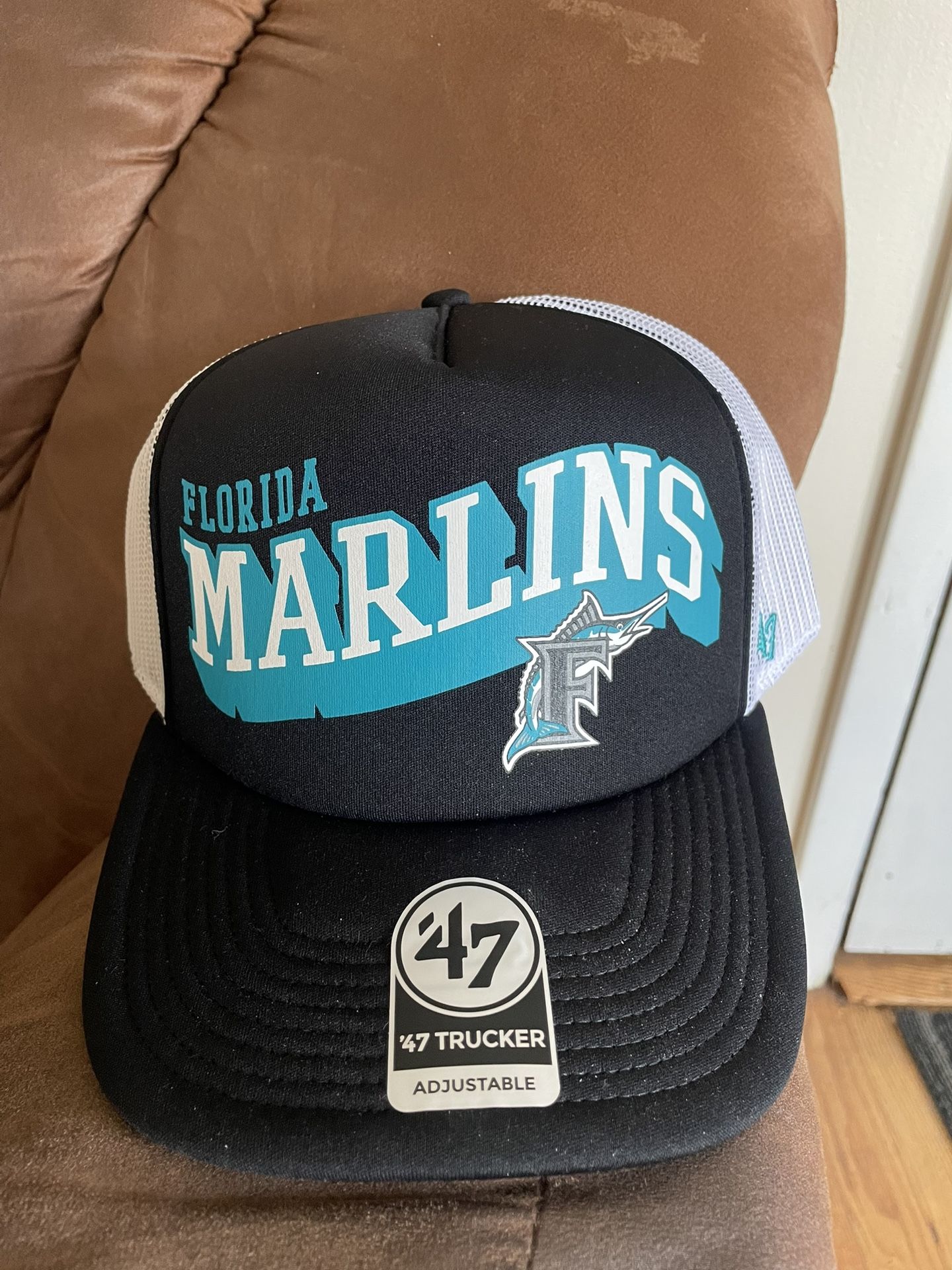 Florida Marlins 47 Brand MLB Trucker Hat