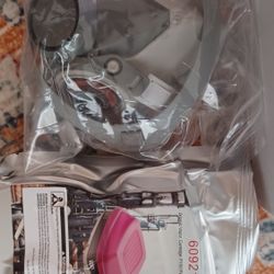 Respirator mask and goggles