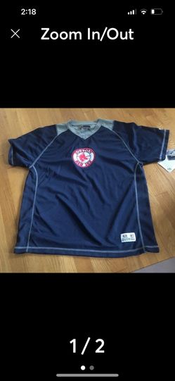 Boston Red Sox Genuine Merchandise Blue Boys Kids T-shirt Size XL NEW