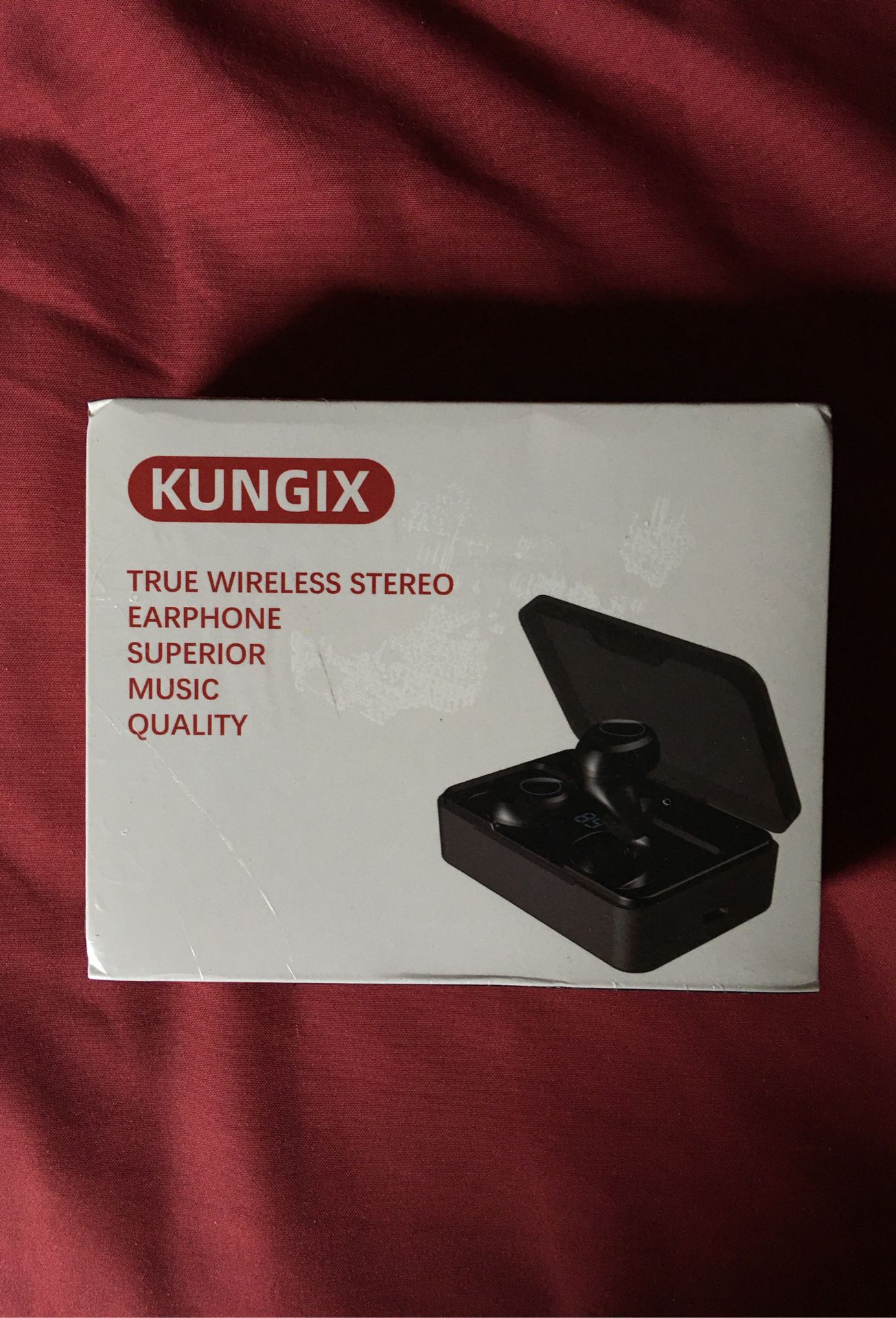 True Wireless Earbuds KUNGIX Bluetooth 5.0 Headphones 3000mAh