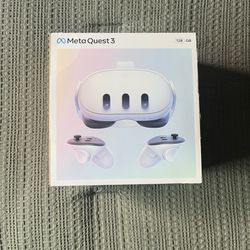 Meta Quest 3 128GB Bundle w/ Original Box | New Battery