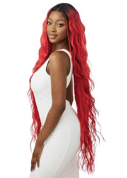 Burgundy Brown 40 inch Hair Extension