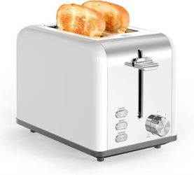 2-Slice Toaster w/ 6 Browning Settings & 3 Functions