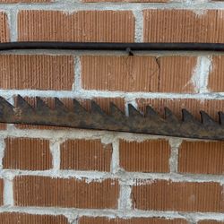 Antique 1800s Hay Press Ratchet Bar – Old West Farm Tool – Rustic Iron Decor