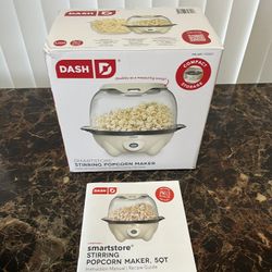 A little used Dash 5QT SmartStore Stirring Popcorn Maker