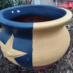 Nuevo PRODUCTO MEXICANO MACETERO HIGANTE DE PURO BARRO PESADO 