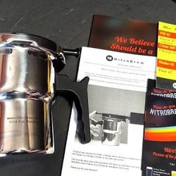 NitroBrew 12oz Kettle Stainless - New 