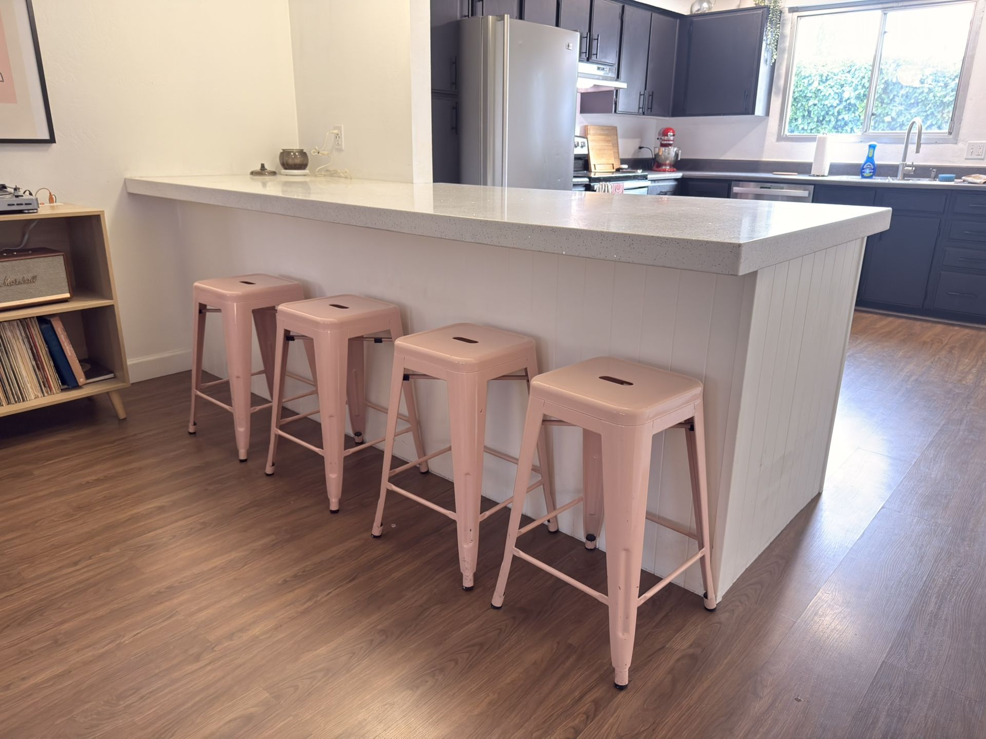 Pink Counter Stools