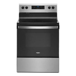 Brand  New 30 In. 5.3cu ft 4 Burner Electric Range In Stainless Steel With Storage Drawer