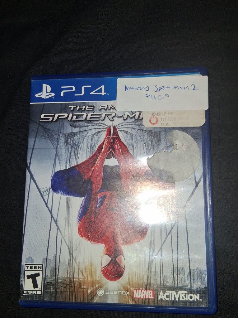 PS4 AMAZING SPIDER MAN 2 VIDEO GAME