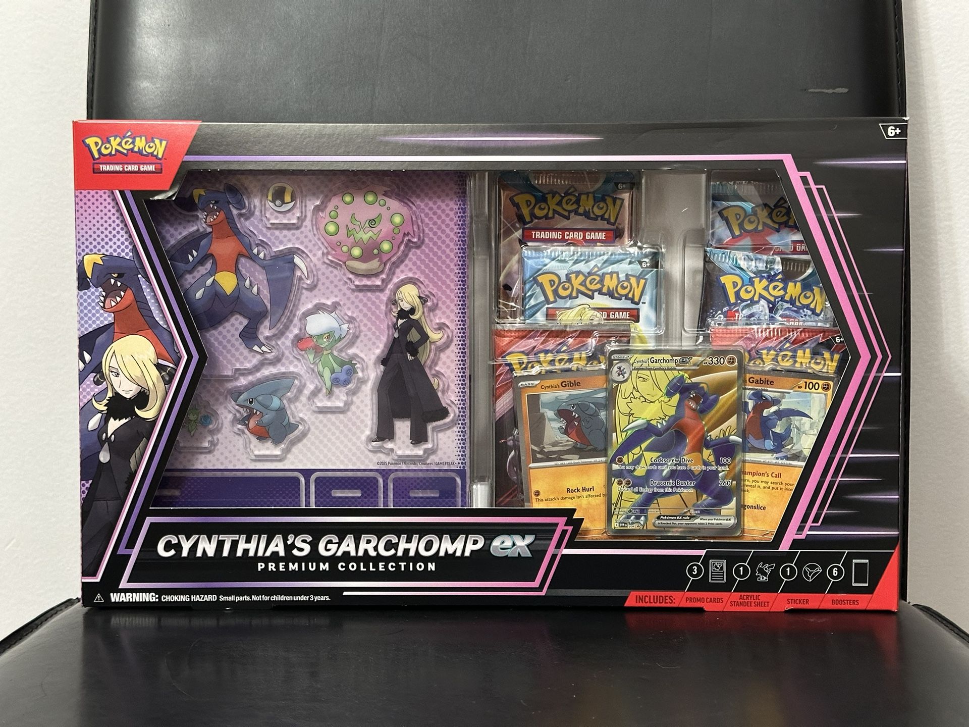 Pokémon Scarlet & Violet Cynthia’s Garchomp ex Premium Collection Box