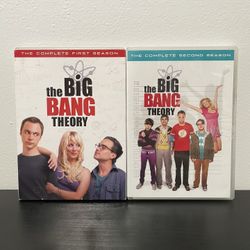 The Big Bang Theory Season 1 & 2 DVD Bundle Complete First Second Kaley Cuoco