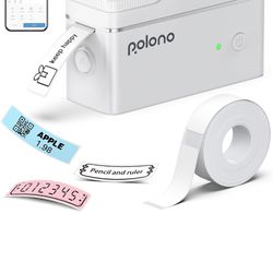  P31S Label Maker Machine with Tape, Portable Thermal Printer, Portable Bluetooth Label Printer for Organizing Storage Office Home, Sticker Maker Mini