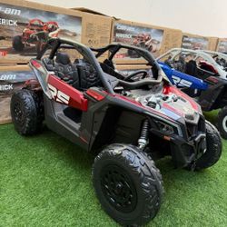 Electric Ride On Car 2 Seater Can Am Brand New 48volts With Remote Or Kids Drive Rubber Tires 